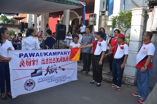 Wagub dan Kapolda Dukung Pawai Kampanye Anti Kekerasan